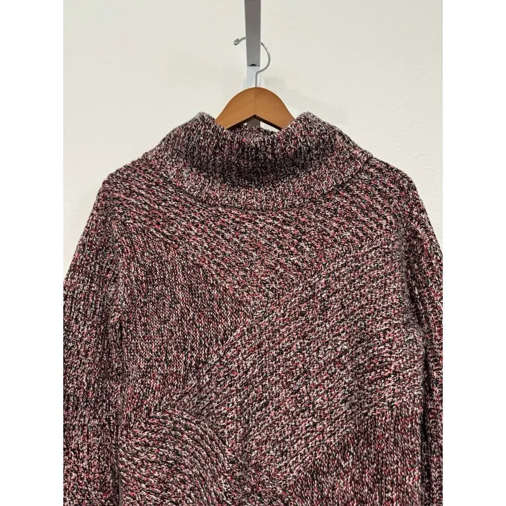 Rag and Bone Women's Bry Merino Wool Blend Mock Neck Sweater, Small